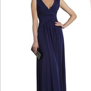 BCBG Beautiful & Elegant Navy Blue Long Dress Gown